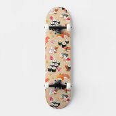Japanische Nahrung: Sushi-Muster 3 Skateboard (Vorderseite)
