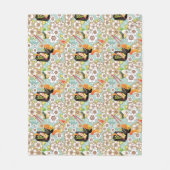 Japanische Nahrung: Sushi-Muster 4 Fleecedecke (Vorderseite)