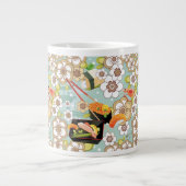 Japanische Nahrung: Sushi-Muster 4 Jumbo-Tasse (Vorderseite)