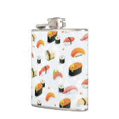 Japanische Nahrung: Sushi-Muster Flachmann (Links)