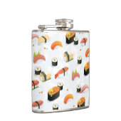Japanische Nahrung: Sushi-Muster Flachmann (Rechts)