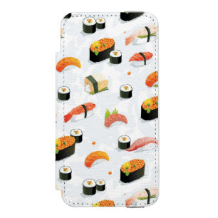 Japanische Nahrung: Sushi-Muster Incipio Watson™ iPhone 5 Geldbörsen Hülle