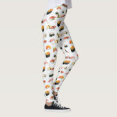Japanische Nahrung: Sushi-Muster Leggings (Rechts)