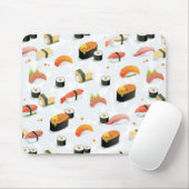 Japanische Nahrung: Sushi-Muster Mousepad (Mit Mouse)