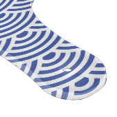 Japanische Nami Wave Muster und Monogram Schneidebrett (Ecke)