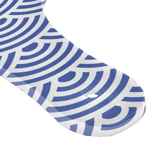 Japanische Nami Wave Muster und Monogram Schneidebrett (Ecke)