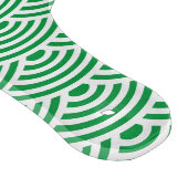 Japanische Nami Wave Muster und Monogram Schneidebrett (Ecke)