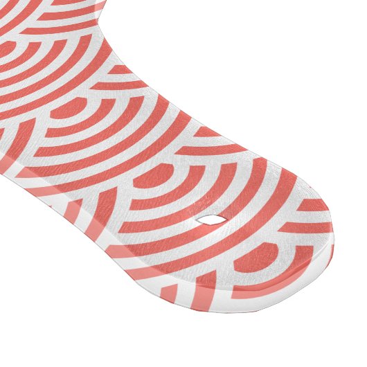 Japanische Nami Wave Muster und Monogram Schneidebrett (Ecke)