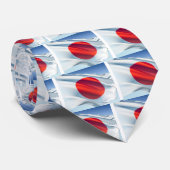 Japanische Nationalflagge Krawatte (Gerollt)