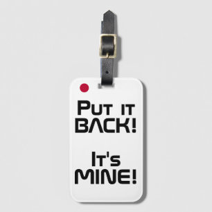 Japanische Nationalflagge Lustig Patriotisch Gepäckanhänger