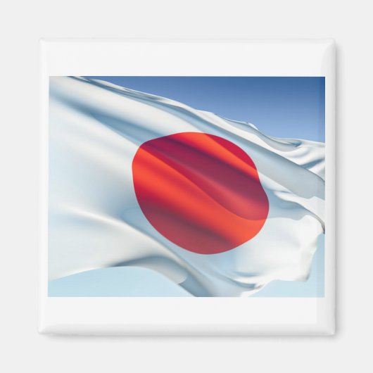Japanische Nationalflagge Magnet (Vorne)