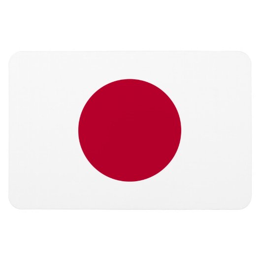 Japanische Nationalflagge Nisshoki Magnet (Horizontal)