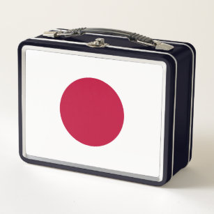 Japanische Nationalflagge Nisshoki Metall Brotdose