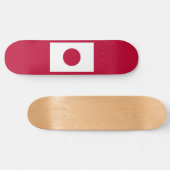 Japanische Nationalflagge Nisshoki Skateboard (Horizontal)