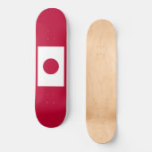 Japanische Nationalflagge Nisshoki Skateboard (Vorderseite)