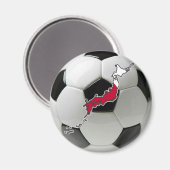 Japanische Nationalmannschaft Magnet (Vorderseite/Rückseite)