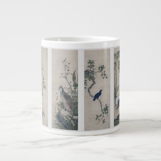 Japanische Naturekantik/Vintage Panel-Tasse Jumbo-Tasse