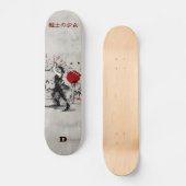 Japanische Ninja Girl D Brand Skateboard (Vorderseite)