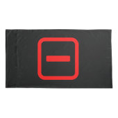 Japanische Nummer eins 一 【Ichi】 Kanji Kissenbezug (Rückseite-Links)