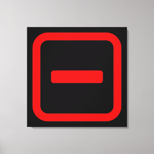 Japanische Nummer eins 一 【Ichi】 Kanji Leinwanddruck