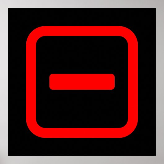 Japanische Nummer eins 一 【Ichi】 Kanji Poster (Vorne)