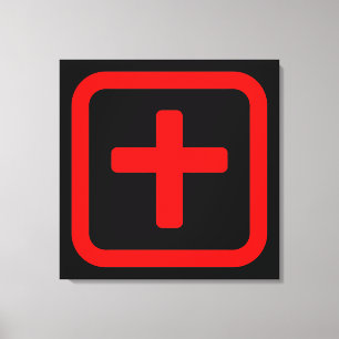 Japanische Nummer zehn 十 【Ju】 Kanji Leinwanddruck