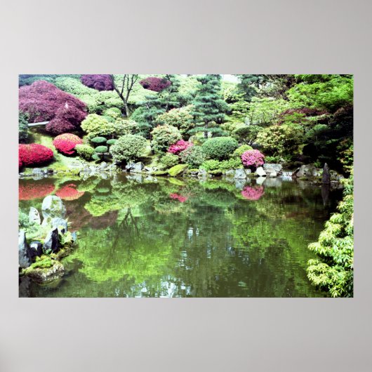 Japanische Oase Poster (Vorne)