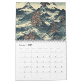 Japanische Ölmalerei Kalender (Jan 2027)
