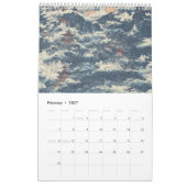 Japanische Ölmalerei Kalender (Feb 2027)