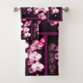 Japanische Orchideen Badhandtuch Set (Insitu)