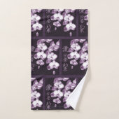 Japanische Orchideen Badhandtuch Set (Handtuch)
