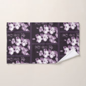 Japanische Orchideen Badhandtuch Set (Handtuch)