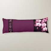 Japanische Orchideen Seitenschläferkissen (Rückseite)