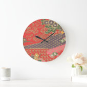 Japanische Origami Paper Pattern Wall Clock Große Wanduhr (Zuhause)