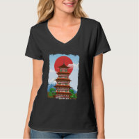 Japanische Pagoda Mt Fuji Japanische Kunst Souveni