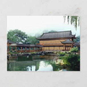 Japanische Pagoda-Postkarte Postkarte