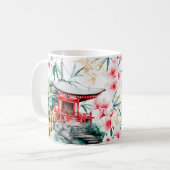 Japanische Pagode Kaffeetasse (Vorderseite Links)