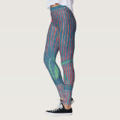JAPANISCHE PATTERIN DRUCKTE Leggings (Links)