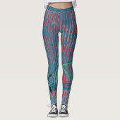 JAPANISCHE PATTERIN DRUCKTE Leggings (Vorderseite)