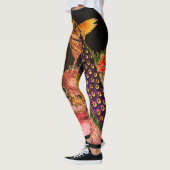 JAPANISCHE PEACOCK PRINT-LEGGINGS LEGGINGS (Links)