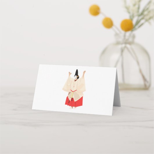 Japanische Performance-Kunst Platzkarte (Vorderseite)