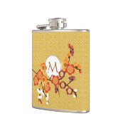 Japanische Pflaume blüht geometrische das Flachmann (Links)