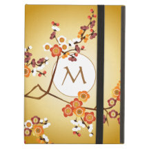 Japanische Pflaume blüht Mond-Goldorange