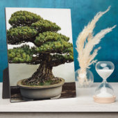 Japanische Pine Bonsai Tree Fotoplatte (Seite)