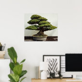 Japanische Pine Bonsai Tree Poster (Heimbüro)