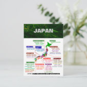 Japanische Präfektur Postkarte (Stehend Vorderseite)