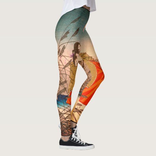 JAPANISCHE PRINT-Leggings Leggings (Rechts)