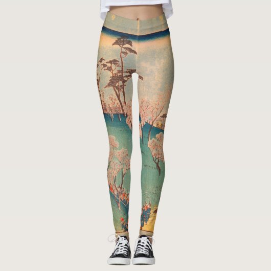 JAPANISCHE PRINT-Leggings Leggings (Vorderseite)