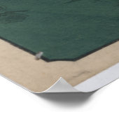 Japanische Printwerbung zeigt Aussicht auf den Fuj Poster (Ecke)