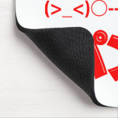 Japanische Punch Emoticons Mousepad (Ecke)